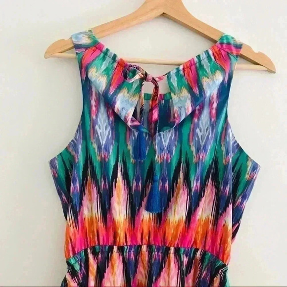 Athleta Ikat Martinique Sleeveless Dress XS - Picture 6 of 11